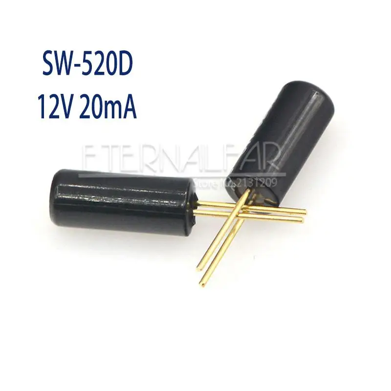 SW-200D-420-520D SW-18010P-18015P-18020P-58010P 12V высоковибрационный переключатель наклона шарика двойные бусины пружинный датчик угла переключатели