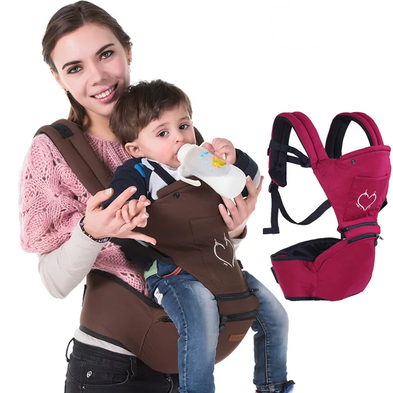 Cotton Baby Carrier Sling Ergonomic Baby Carrier 360 Front Facing