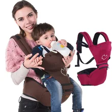 Хлопок Baby Перевозчик Слинг Эргономичный Кенгуру 360 Фронтальная Hipseat Кенгуру Wrap Слинг Дети Коляска BD58