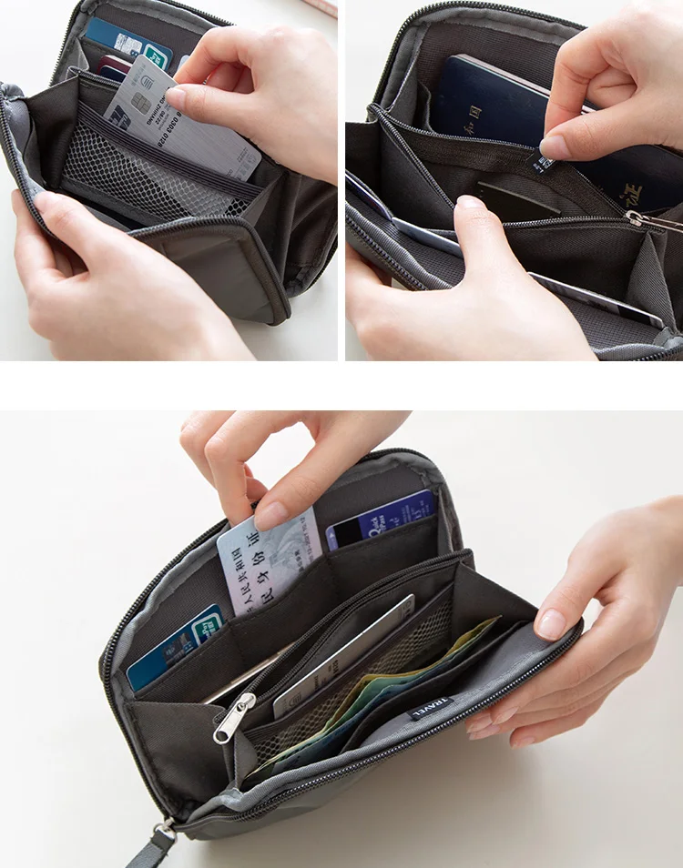 RFID-Blocking-Passport-Documents-Storage-Bag-Travel-Credit-Card-ID-Card-Cover-Cash-Organizer-Holder-with-Hand-Strap-2019-New_09