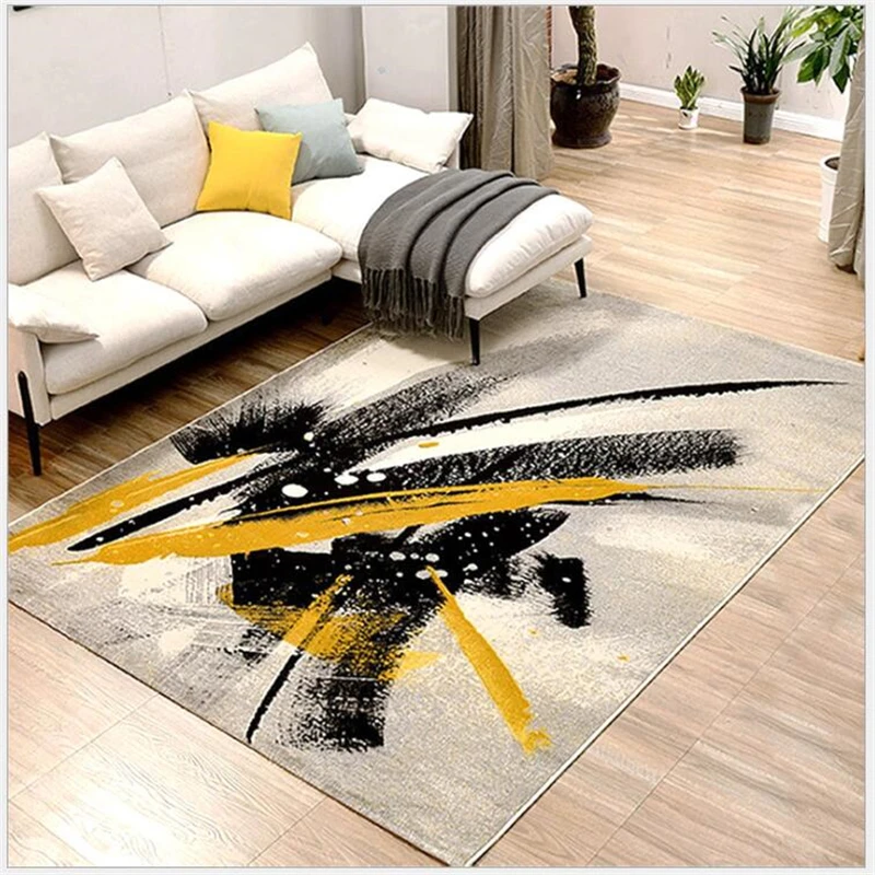 AOVOLL области ковер для гостиной Современный абстрактный геометрический ковер украшения спальни в скандинавском стиле Домашний Детский напольный коврик