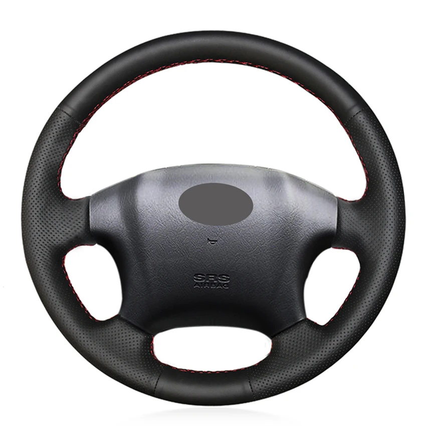 

Hand-stitched Black Artificial Leather Anti-slip Car Steering Wheel Cover for Hyundai Tucson 2005 2006 2007 2008 2009