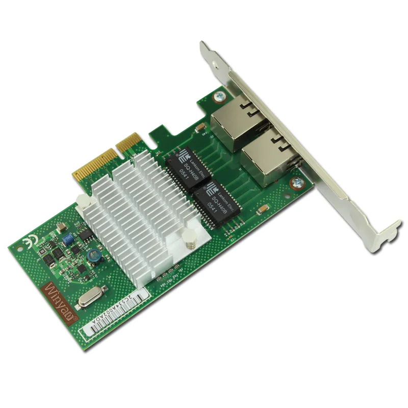 Pcie x4 двойной Порты и разъёмы Gigabit Ethernet адаптер платы NIC nh82580db Чипсет i340t2 ROS