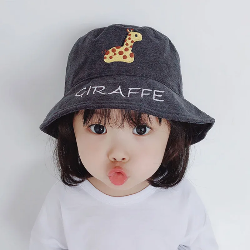 

Children fisherman hat, basin hat spring and autumn Korean version of thin sun hat baby summer hat