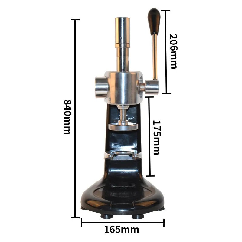 Ручная прессованная машина для кофе из нержавеющей стали полуавтоматическая пресс-машина для пудры пресс-молоток руководство 1 шт