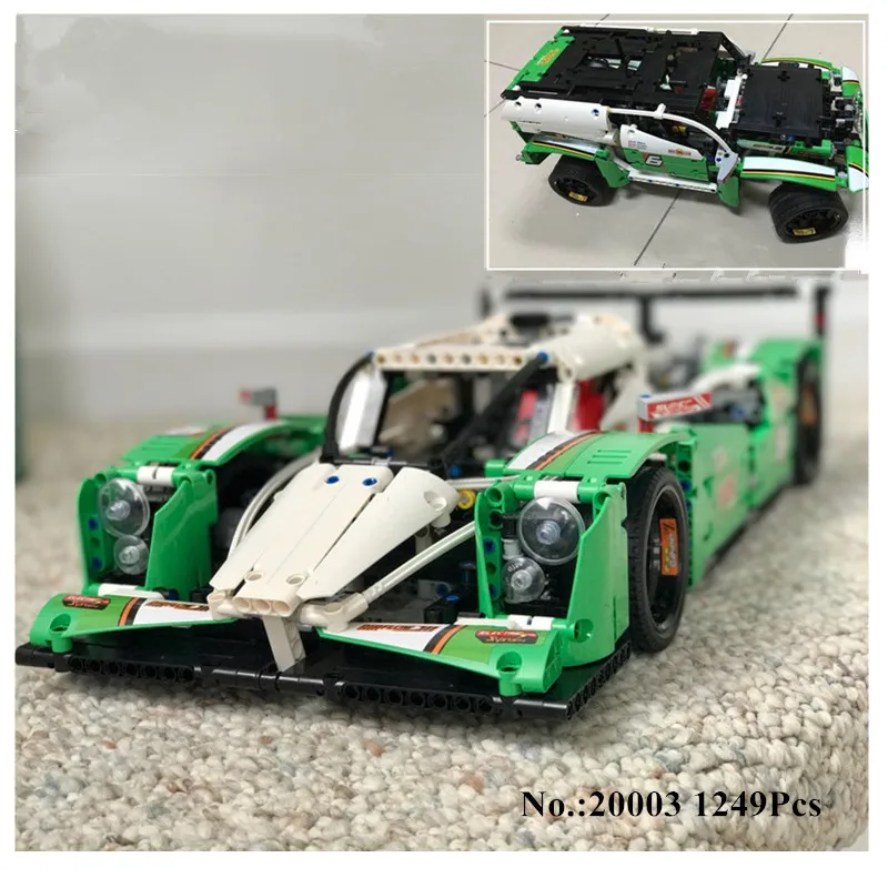 H&HXY IN STOCK 1249PCS 20003 20003B The 24 hours Race Car Building Assembled Blocks Bricks Enlighten lepin Toys Gifts 42039 lepin 20003 technic series the 24 hours race car building assembled blocks bricks enlighten toy 42039