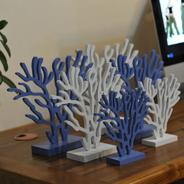 blue ornaments