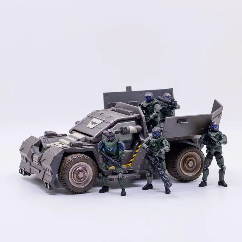 JOYTOY 1/25 носорог Скаут автомобиль UNSC девятый Тяжелая команда набор для фанатов подарок на праздник