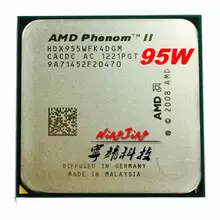 Processador amd fenom ii x4 955 3.2 ghz, cpu quad-core com soquete am3