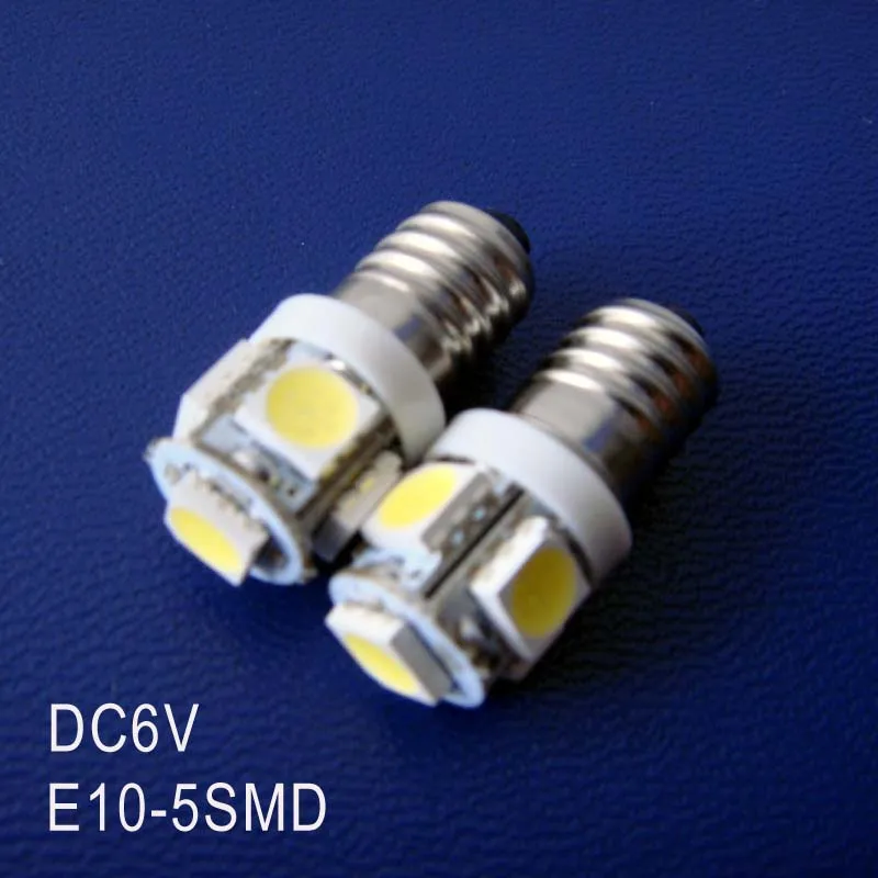 Высокое качество DC6V 6,3 В E10 Led Индикаторы приборной панели, E10 светодиодный свет инструмента, e10 свет лампы Бесплатная доставка 50 шт./лот