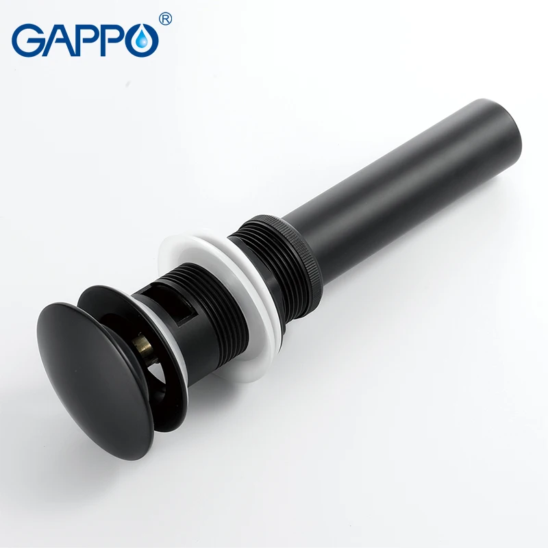 GAPPO сливной фильтр для ванной комнаты сливной фильтр всплывающие черные краски ванная пробка для слива раковины анти-запах слив