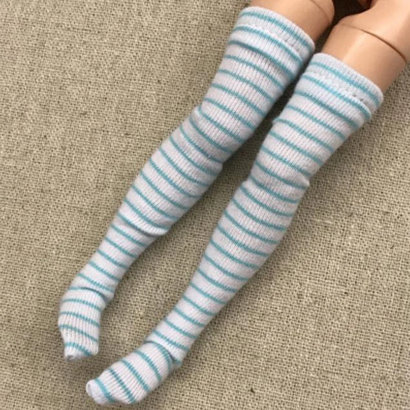 5 пар разноцветных полосок 1/6 кукольные носки и чулки для Blyth Pullip Barbies Momoko Azone