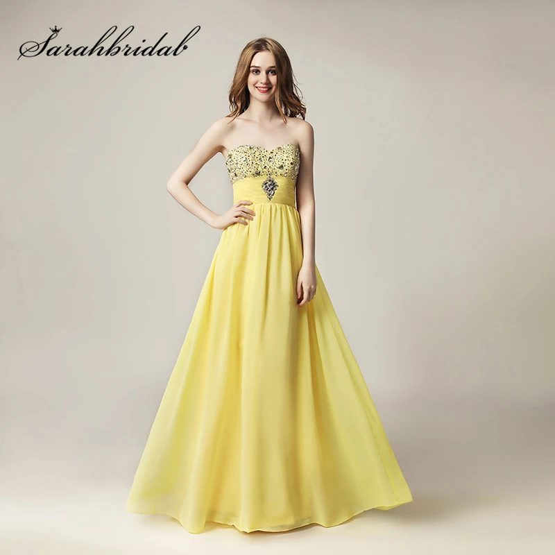 

Cheap A-line Bling-Bling Prom Dresses Chiffon Beading Sequined Sweetheart Lace Up Back Formal Evening Party Gowns OS128