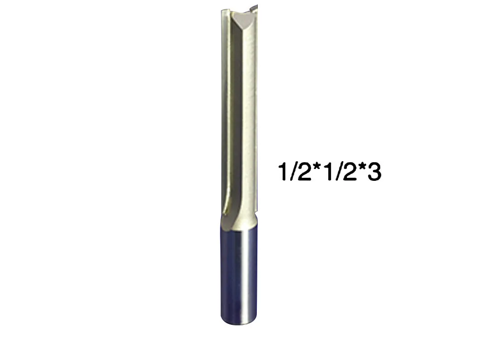 

1Pc Double Flute Straight Cutting CNC Router Bit Flush Trim bit Mill Cutter Slot Carving Tool New Arrival