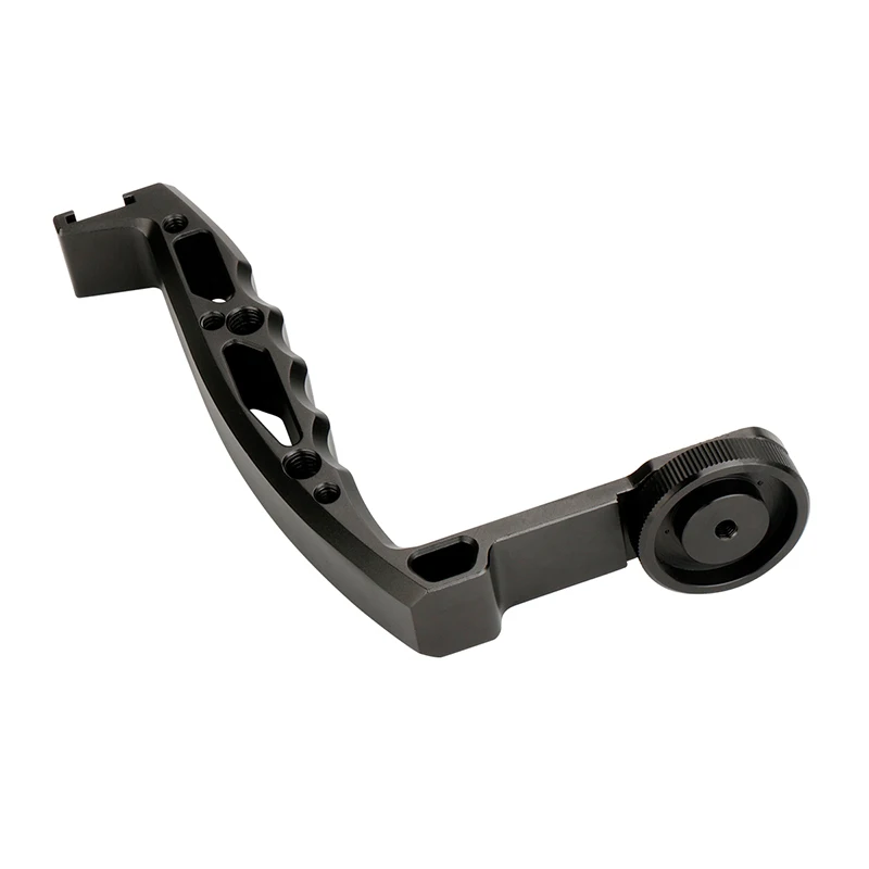 Gimbal Accessories L Bracket Stand Handle Grip with Hot Shoe 1/4'' Screw for Zhiyun Crane 2 DJI Ronin S Weebill LAB Stabilizer