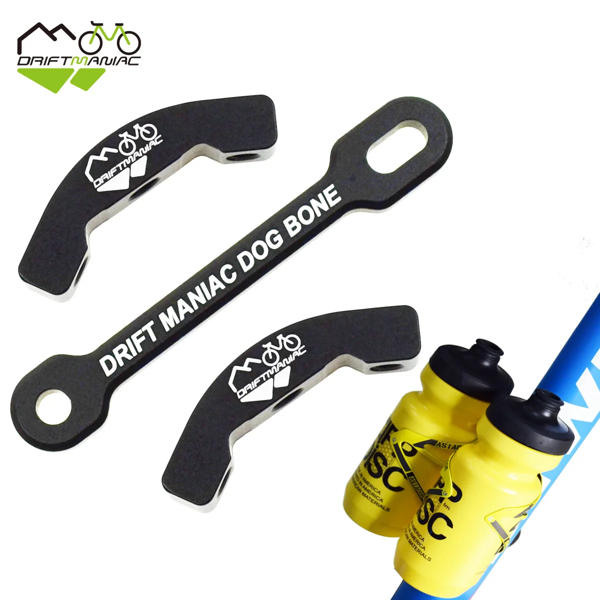 

DRIFT MANIAC Bicycle Rack Set In Frame Bike Double Bottle Cage Adapter Tools Holder Rack For Bike Conversion Bikepacking