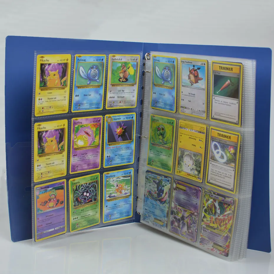 

315 pockets can hold 630pcs game cards board game album playing cards holder Albums For Pokemoon CCG MTG Yugioh Board Game Cards