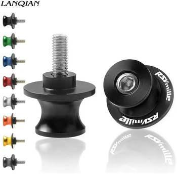 

Motorcycle CNC Spools Stand Arm Drop Screw Slider 6MM Swingarm Sliders For Aprilia RSV MILLE S R 1999 2000 2001 2002 - 2008