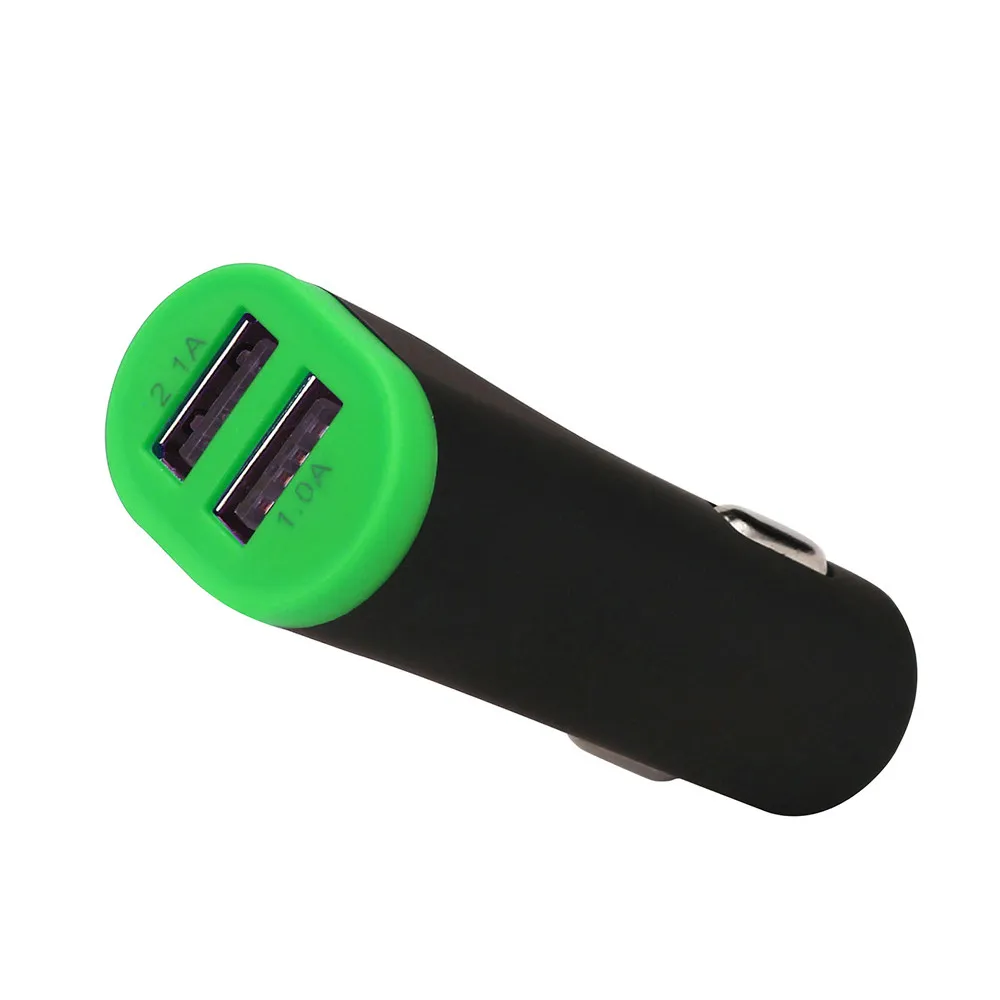 2.1A 12V автомобильное зарядное устройство двойной Переходник USB для зарядки в