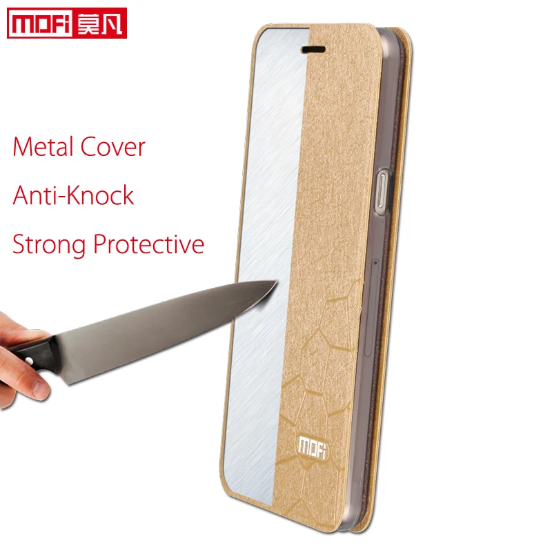  case for xiaomi redmi note 5 pro cover flip case leather book Mofi luxury soft silicon global redmi