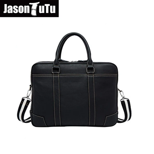 Jason Tutu Luxury Handbags Brands Designer Men Bag Business Formal Jason Tutu Luxury Handbags Brands Designer Men Bag Business Formal Genuine Leather Shoulder Laptop
