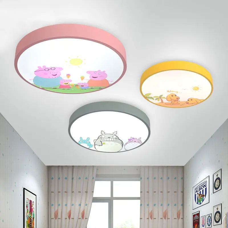 

Modern Ultra-thin 5cm animal Style led Ceiling lamp Creative Cartoon Macaron Ceiling Lights for Children room Bedroom Foyer