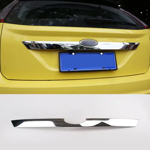 

FIT FOR FORD FOCUS 09-11 HATCH HATCHBACK CHROME REAR BOOT DOOR TRUNK LID COVER