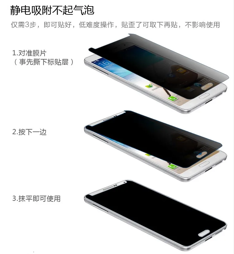 Новинка защитная пленка из закаленного стекла 9H с защитой от шпионов для Samsung Galaxy