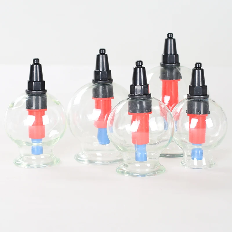 5pcs/box Suction Cups Chinese Traditional Cupping jar Acupunture Vacuum Cupping Set plastic vacuum therapy cupping set 5pcs/box Suction Cups Chinese Traditional Cupping jar Acupunture Vacuum Cupping Set plastic vacuum therapy cupping set
