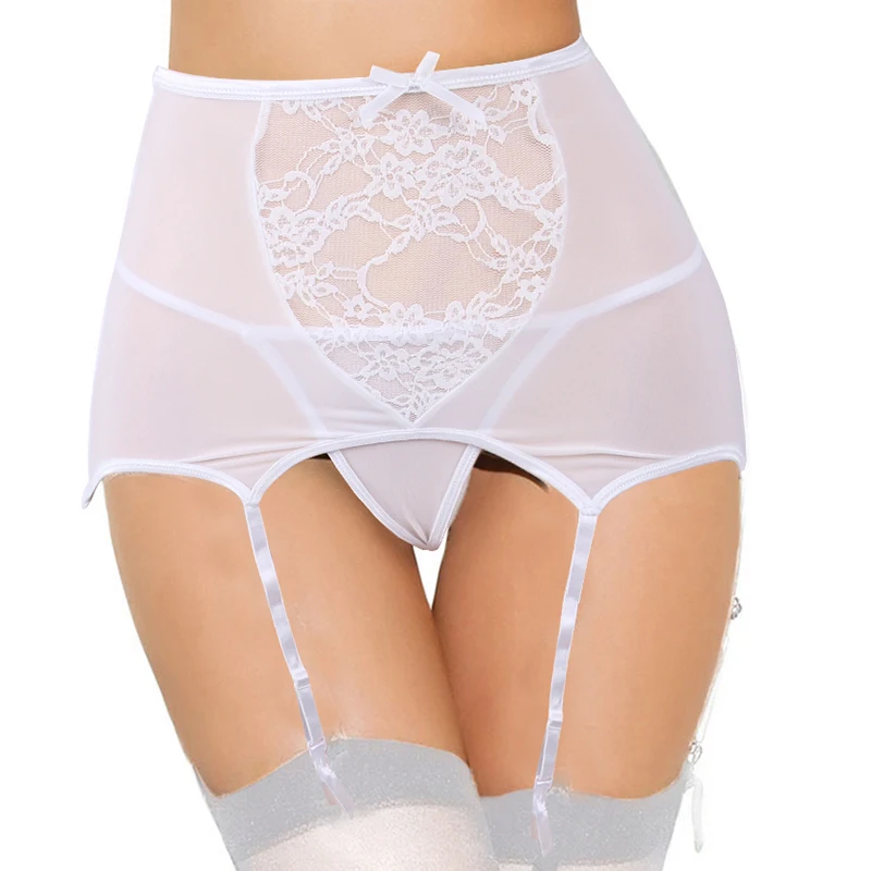 Sexy Woman Garter Wedding High Waist Lace Jaretelles Sexy Hot M XL 2XL 3XL Garter Belt Plus Size Intimates Female P5140