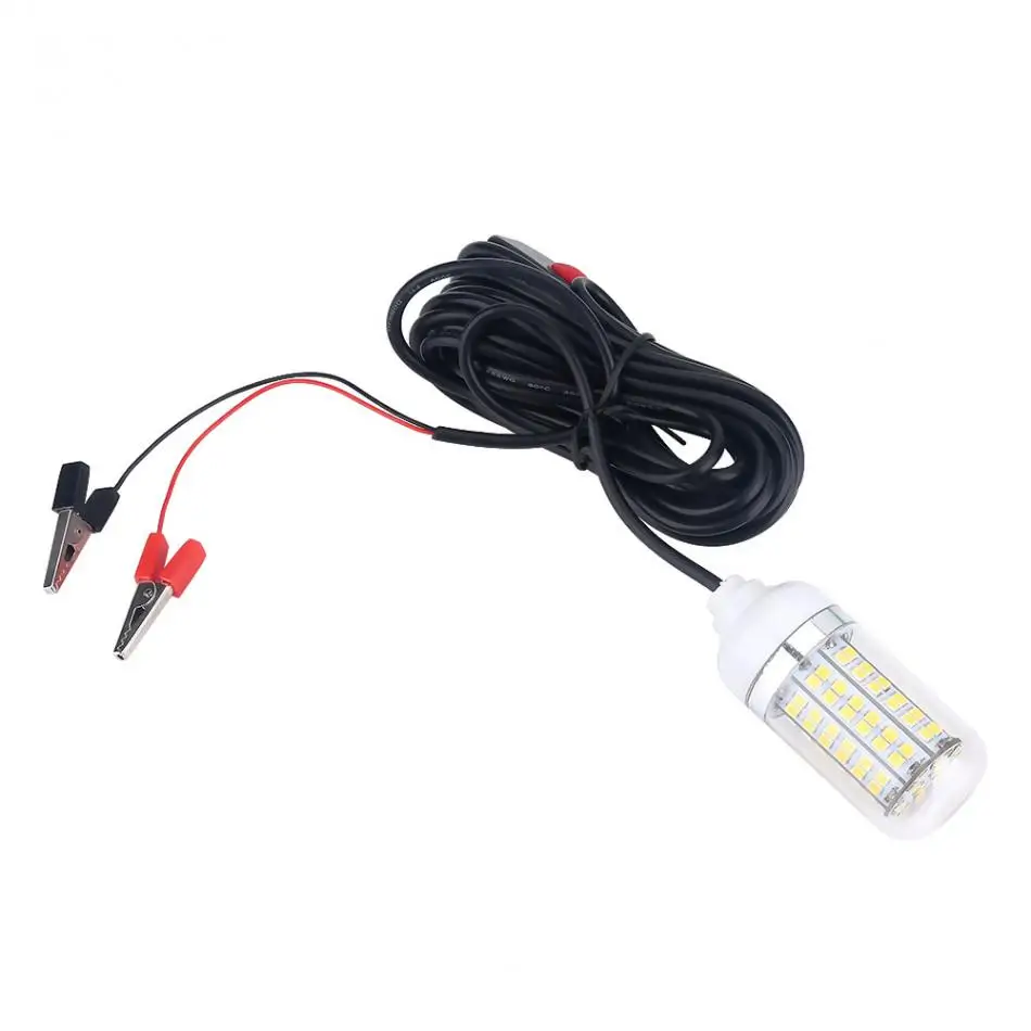 12V 15W рыболовные приманки Светодиодный светильник Погружной подводный ночное