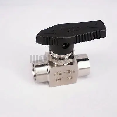 1/" BSP Euqal Женский 304 из нержавеющей стали запорный шаровой клапан для воды, газа, масла 915 PSI
