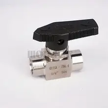 1/" BSP Euqal Женский 304 из нержавеющей стали запорный шаровой клапан для воды, газа, масла 915 PSI