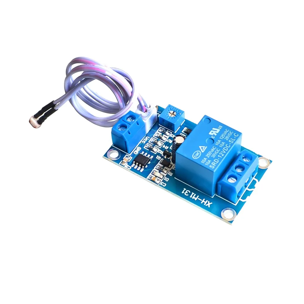 

XH-M131 DC 12V Light Control Switch Photoresistor Relay Module Detection Sensor 10A brightness Automatic Control Module FZ3422