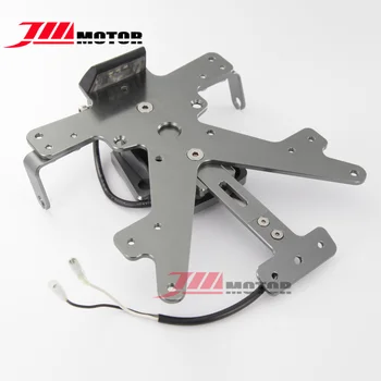 

YY-LPH-KA-05GY Motorcycle CNC Aluminum Alloy Registration Plate Holder License Plate Braket Grey For Kawasaki Z800 2013-2016