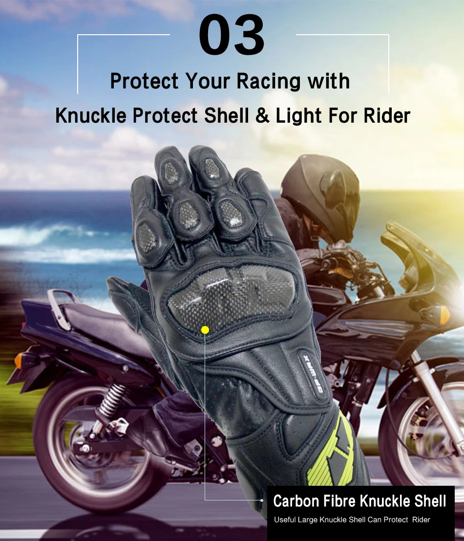 Moto Glove moto rcycle перчатки GP PRO для мужчин из натуральной кожи moto cross Защитное снаряжение Велоспорт Guantes moto Luvas da moto cicleta