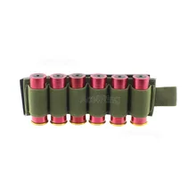 Тактическая петля на крючке, 6 патронов, держатель ружья, оболочка, вставка, полоса для карт, с клейкой задней частью, для 12 калибра