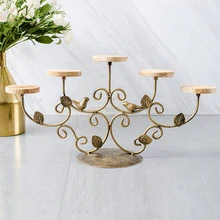 Бумажные Формочки для капкейков закуска к чаю десертная ПЛАТФОРМА деревянный выставочный свадебный реквизит Товары фурнитура для торжественных церемоний