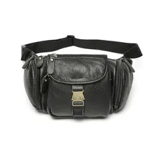 Новая повседневная Высококачественная поясная сумка из натуральной кожи, многофункциональная поясная сумка из воловьей кожи, пояс для хранения денег, сумка для телефона, мужские сумки