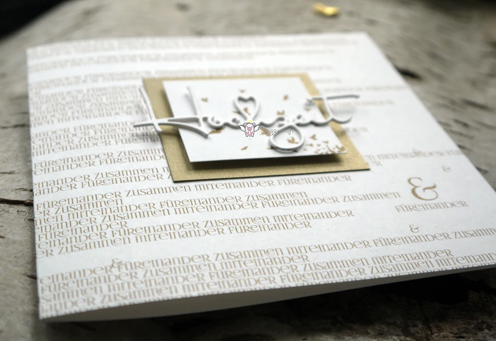 Mmao ремесла металла стали режущие штампы новые немецкие свадебные буквы трафарет для DIY скрапбукинга бумаги/фото карты тиснение штампы