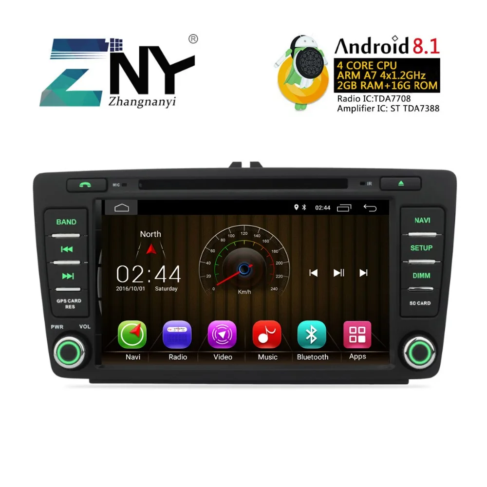 8 &quotHD Android 1 автомобильный DVD стерео для Skoda Octavia 2 A5 Yeti автоматическое радио GPS