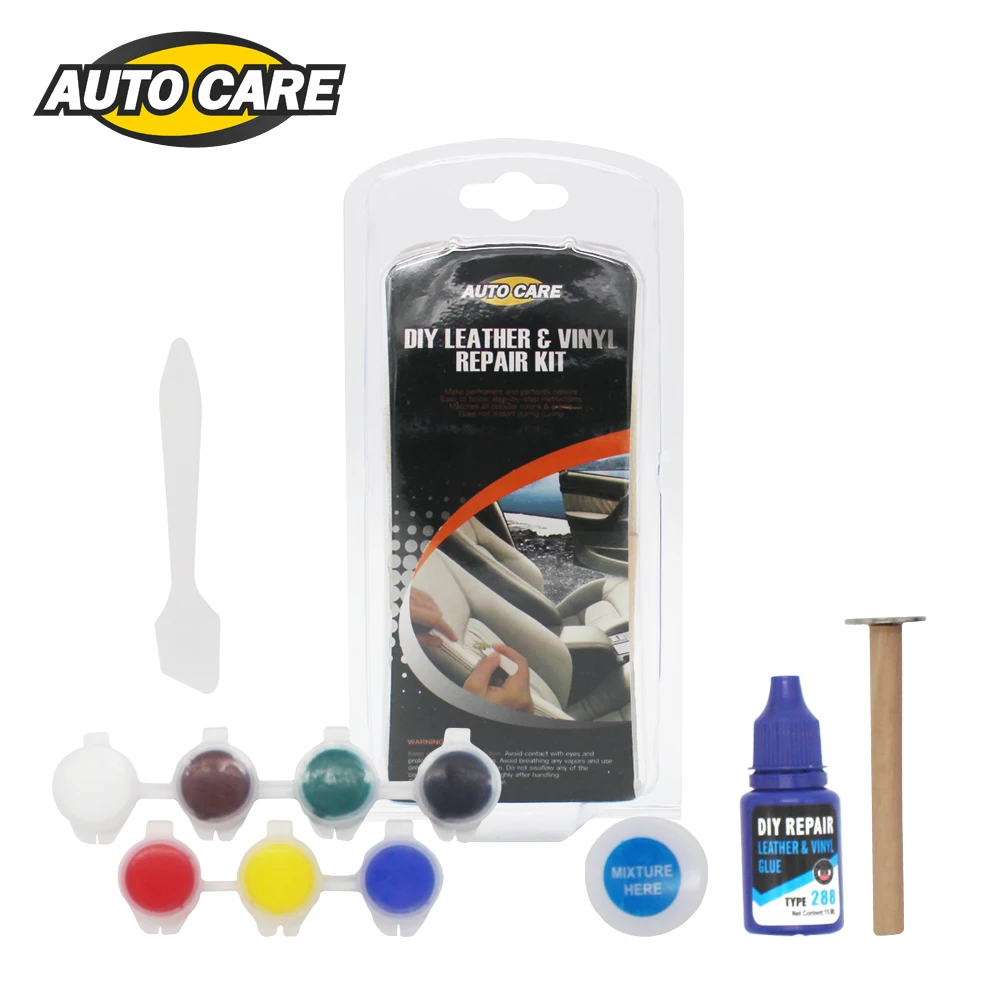

Professional DIY Leather Vinyl Repair Kit Coats Holes Scratch Cracks Repair kit Restore Tools with cloth