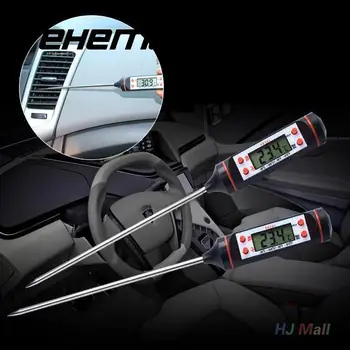 

Vehemo Car Vehicle Air Outlet Needle Type LCD Digital Thermometer Gauge Check Equipment