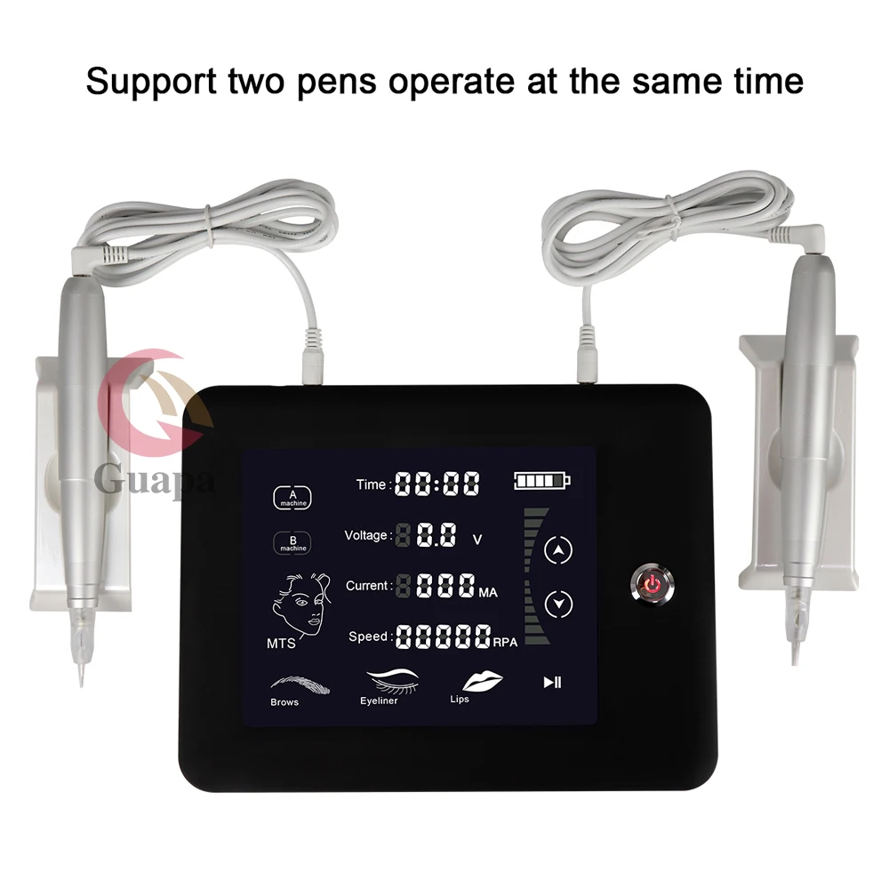 

Digital Touch Permanent Makeup Machine Pen Kit For Eyebrows lips Eyes Complete Tattoo Pen Professional Micropigmentation Device
