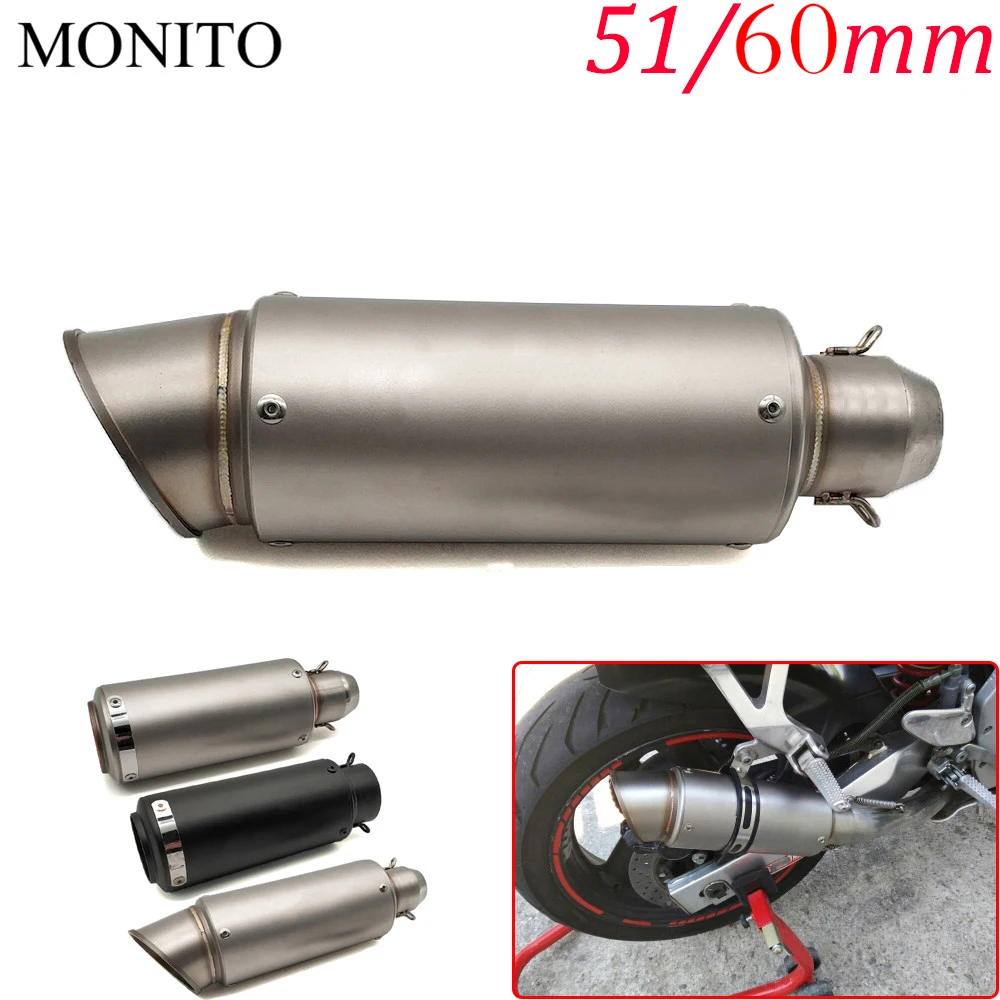 

For YAMAHA WR450F WR250R WR250X WR450 SEROW 225 250 Motorcycle SC Exhaust Pipe Scooter Escape GP Exhaust Muffler Universal