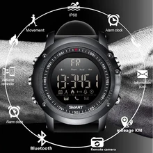 LIGE Sports Smart Watch Information Call Vibration Reminder Digital Clock Bluetooth Pedometer IP67 Waterproof Smart Watch+Box