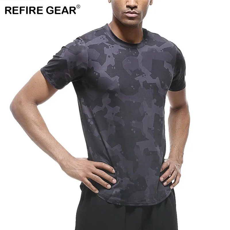 Мужская Спортивная Футболка Refire Gear летняя футболка с короткими рукавами и