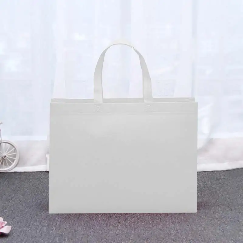 Модная 1 шт. складная сумка для покупок многоразовая большая эко унисекс тканевая Нетканая сумка через плечо сумка-тоут тканевая сумка - Цвет: White