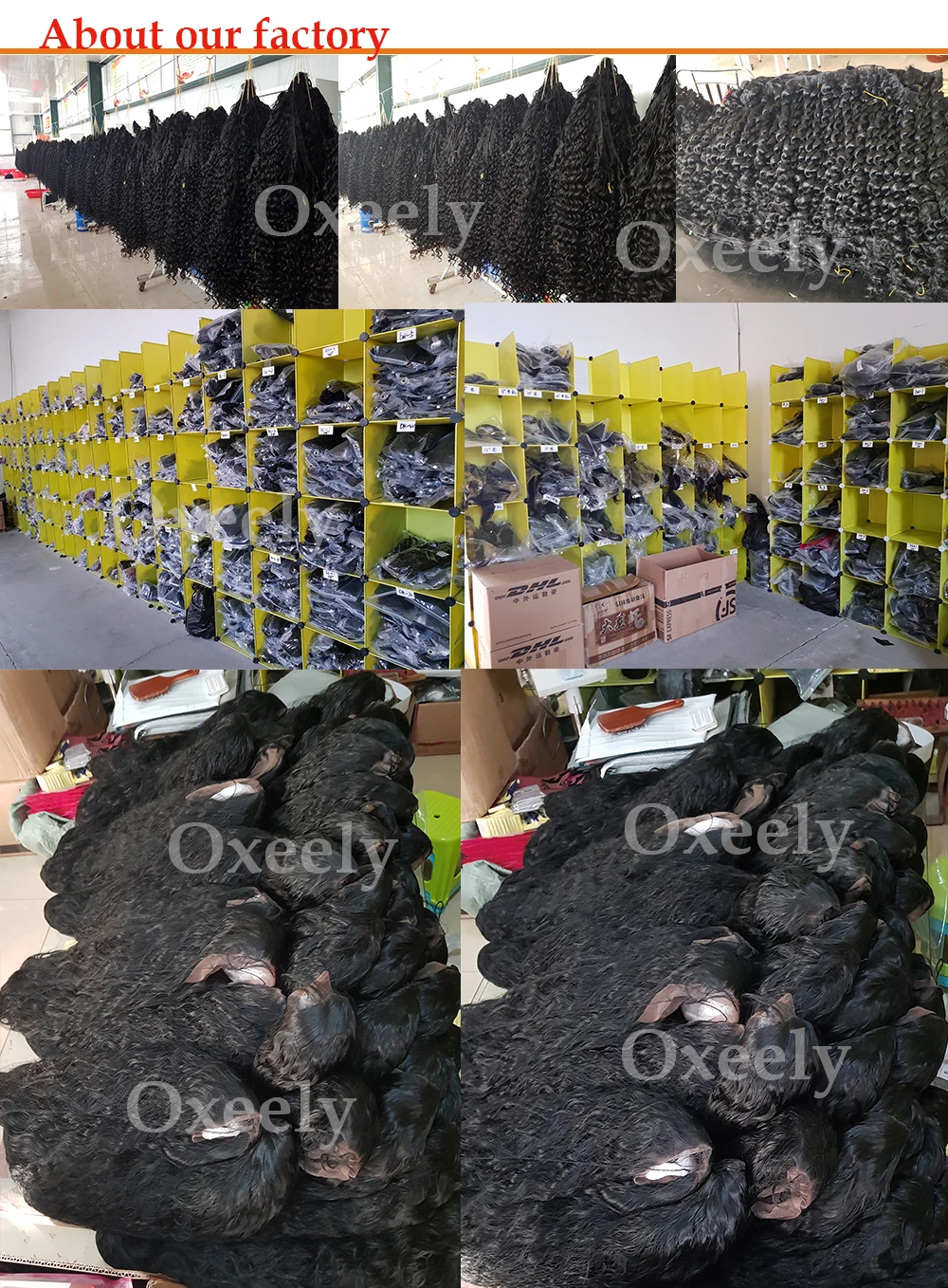 High Quality Apliques e perucas