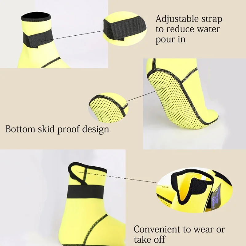 3 мм Неопреновая нескользящая обувь для подводного плавания носки для подводного плавания пляжные сапоги царапины согревающие зимние